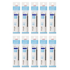 Uni 三菱 JETSTREAM 輕觸感墨水筆芯 SXR-L-7 0.7mm, 10個, 藍色