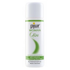 pjur 碧宜潤 Woman Aloe 蘆薈滋養保濕水性潤滑液, 30ml, 1瓶