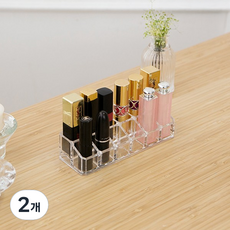 ZioBiz 12格口紅收納盒, 透明, 2個