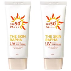 THE SKIN RAPHA UV퍼펙트 썬크림 SPF50+ PA+++, 2개, 60ml