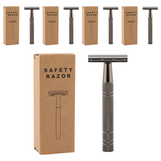 Facebody 經典手動刀片剃須刀 棕色, 1入, 5個