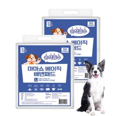 마마쇼 베이직 배변패드, 50개입, 2개