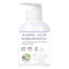 BIO FUTURE 苾菲絲 胺基酸保濕舒緩沐浴乳 泡沫豐富細緻 對皮膚溫和, 400ml, 1瓶