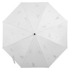 2mm 韓系創意遇水變萌猫蝴蝶結晴雨兩用自動開直傘