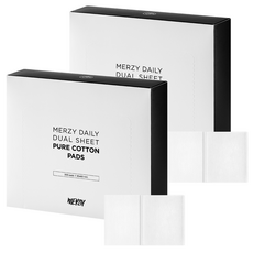 MERZY 日常雙層純棉化妝棉, 2個, 300件