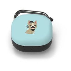 GOOSPERY 小狗印花扣環耳機殼 Galaxy Buds 2/Buds Live/Buds Pro適用, 單品, 我家的帽子