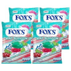FOX'S 薄荷櫻桃風味糖, 125g, 4袋