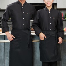 UNHEVE 撞色亮點廚師烹飪工作服