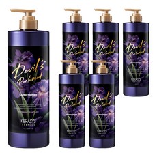 KERASYS Devil's Perfumed午夜迷幻香氛潤髮乳, 1L, 6瓶