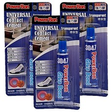 PowerBon 環保萬能透明接著劑30ml 3入 適用皮革帆布尼龍 強力黏著 居家修繕必備, 3條