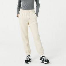 JAJU 여성용 기모 탄탄 브러시드 스웨트 조거 팬츠