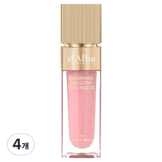 달바 플럼핑 립 글로우 무드 볼류마이저, 4개, 5ml, 피블 핑크