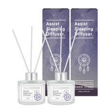 디스이즈명화 어시스트 슬리핑 디퓨저, 01라벤더, 120ml, 2개