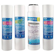 Elephant Waters 沐象 半年份濾心組 自來水用 4入, 1312A, 1盒