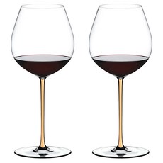 RIEDEL Fatto a Mano系列舊世界黑皮諾酒杯 4900/07O 橘色, 705ml, 2個