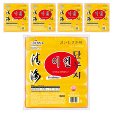 이엔푸드 청해 이엔 단무지, 1kg, 5개