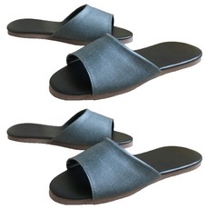 TAIWAN SLIPPER 台灣犀利趴 簡約系列純色皮質室內拖鞋，靜音EVA鞋底，鞋底抗滑設計，台灣製造, XL, 爵士咖, 2雙