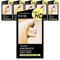 토니모리 메이크 에이치디 헤어블리치 탈색제, 6개