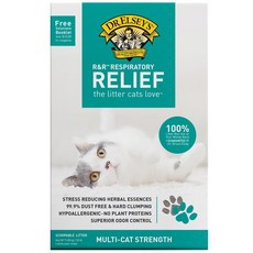 DR.ELSEY'S 艾爾博士 草本呼吸控制抗敏貓砂 低粉塵 無植物蛋白 多貓適用, 20lb, 1盒