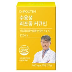 Dr.ROOTEM 水溶性脂質體薑黃素 27g, 1個, 30錠