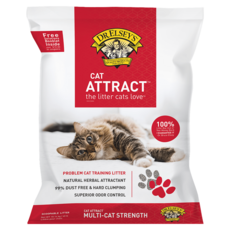 DR.ELSEY'S 艾爾博士 貓艾歐 貓砂 誘引紅 ATTRACT 草本訓練, 無香, 18.143kg, 1袋