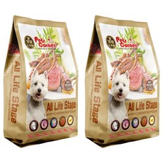 Pets Corner 沛克樂 全齡犬 保護皮膚低敏餐 小顆粒 乾飼料, 羊肉 + 蔓越莓 + 鴨肉, 1.5kg, 2袋