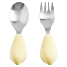 PICABOO 布咔寶學習叉匙組 0538, 金盞花黃, 1盒