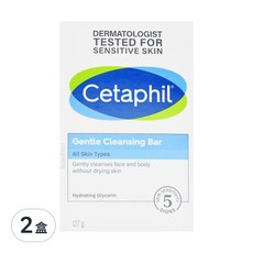 Cetaphil 舒特膚 溫和潔膚凝脂, 適用於敏弱性皮膚, 臉部和身體皆可使用, 127g, 2盒