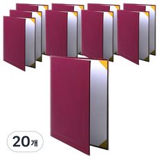 세우세 우단 벨벳 상장케이스, 20개, 꽃자주색