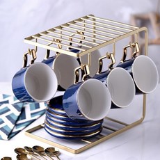 MONACO OLIVE 甜咖啡杯掛勾, 1個, 金色