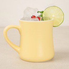 해피정코리아 실렌더 머그컵 450ml, 무광 옐로우, 1개