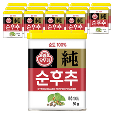 오뚜기 순후추, 50g, 15개