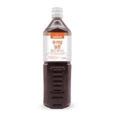 AKBAR 無糖錫蘭紅茶濃縮液, 1L, 1瓶