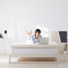 벨기에 아틸라트 라텍스 매트리스 7cm, 멜란지아이보리, 14cm