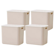 Room&Home Any Pantry 收納箱 米色 L(260 x 365 x 320 mm), 4個