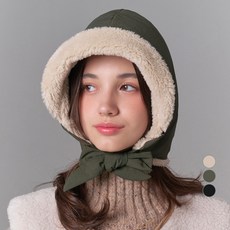 whitesands Green Label女款填充保暖綁帶遮耳帽