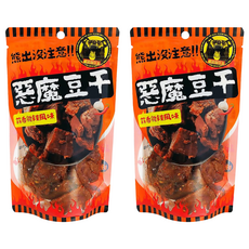 熊出沒注意 惡魔豆干 蒜香微辣, 140g, 2包