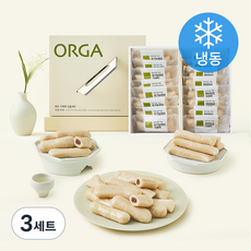 ORGA 현미 가래떡 선물세트 (냉동), 800g, 1개입, 3세트