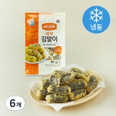 대림선 애니쿡 바삭김말이 (냉동), 1kg, 6개