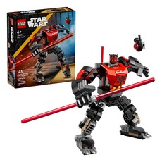 LEGO 樂高 星際大戰 達斯魔機甲 Darth Maul Mech 75411 143片積木組, 1組, 黑色 + 紅色