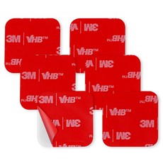 브이에이치비 쓰리엠 양면테이프 투명 35 x 35 mm, 6개