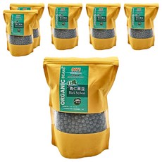 茂喜食品 有機青仁黑豆, 400g, 6包