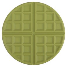 Dailylike 鬆餅造型 矽膠隔熱墊, GREEN TEA, 1個