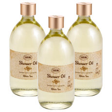 SABON 沐浴油 白茶, 500ml, 3瓶