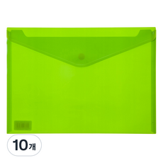 에코청운 PP 벨크로봉투 민, 초록, 10개