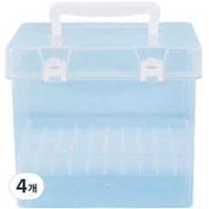 심플라인 투명 마커펜 하드 케이스, 60색, 4개