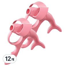 Premia Noble 海豚矽膠鉛筆矯正器 高級款 7.5cm, 粉紅色, 12個