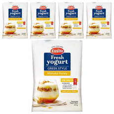EasiYo 希臘式優格粉 麥蘆卡蜂蜜, 210g, 1入, 5包