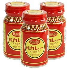 HACHI 咖哩粉, 日本原裝進口，濃郁咖理的甘甜口感，輕鬆煮出美味咖哩料理, 40g, 3罐