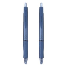 PILOT 百樂 Acroball T系列 輕油筆 時尚霧面光澤 0.3mm 經典輪胎紋筆握, 海軍藍, 2支